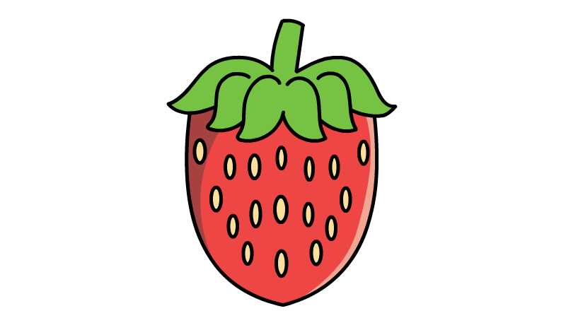 草莓简笔画 草莓简笔画怎么画