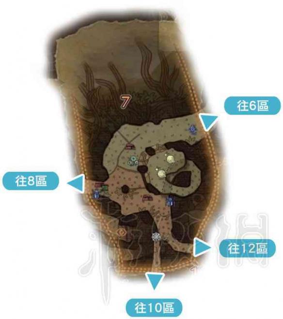 怪物猎人世界古代树森林地图全素材采集位置一览 地图总览_网