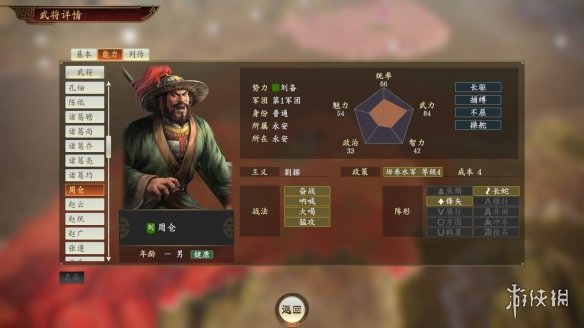 三国志14蜀国妖人武将信息一览 三国志14蜀国有哪些妖人武将_网