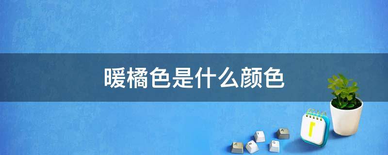 暖橘色是什么颜色 暖橘色是什么颜色?图片大全