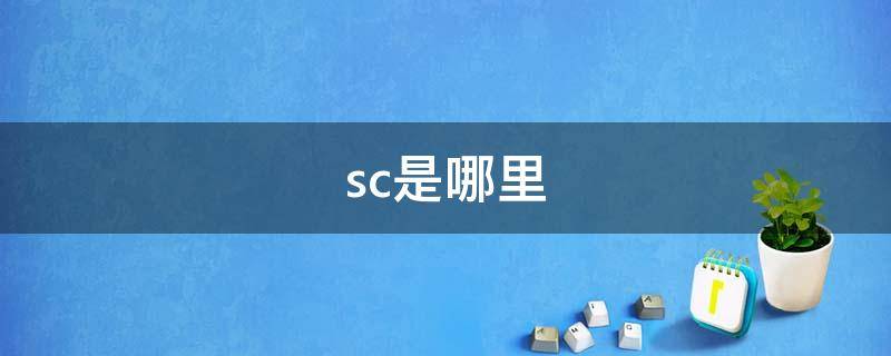 sc是哪里（sc是哪里的烟草码）