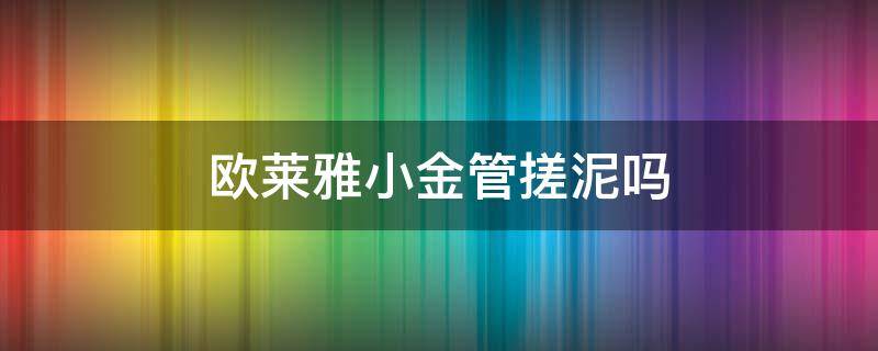 欧莱雅小金管搓泥吗 欧莱雅小金管有小样吗