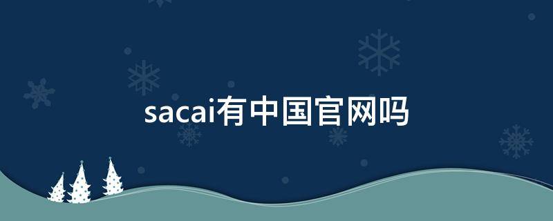 sacai有中国官网吗（sacaiofficial）