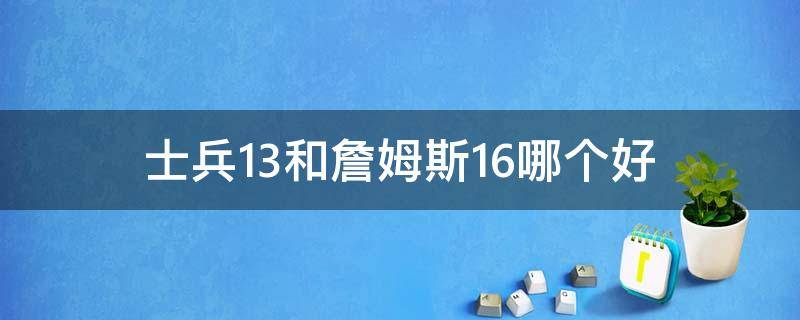 士兵13和詹姆斯16哪个好（士兵14和詹姆斯17low）