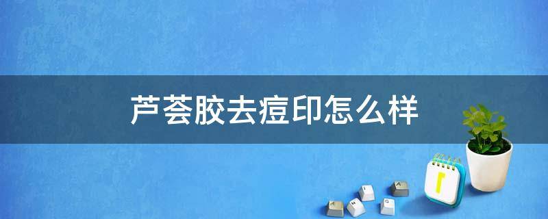 芦荟胶去痘印怎么样 芦荟胶去痘印怎么样使用