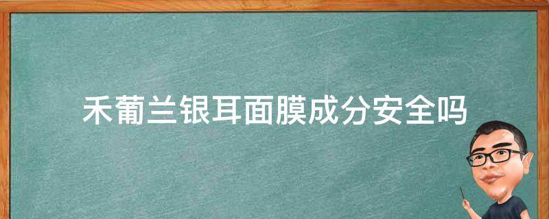 禾葡兰银耳面膜成分安全吗 禾葡兰面膜怎么样