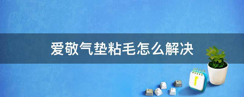 爱敬气垫粘毛怎么解决 爱敬气垫粘毛怎么处理