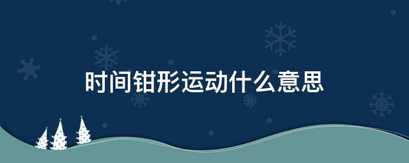 时间钳形运动什么意思（时间钳形攻势示意图）