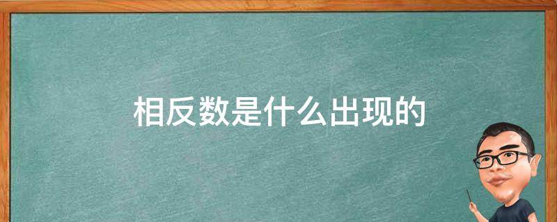 相反数是什么出现的（相反数是什么出现的除什么外）