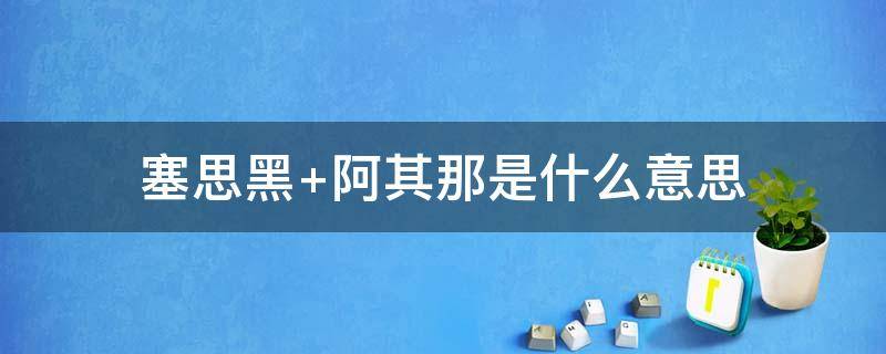 塞思黑 塞思黑 阿其那是什么意思