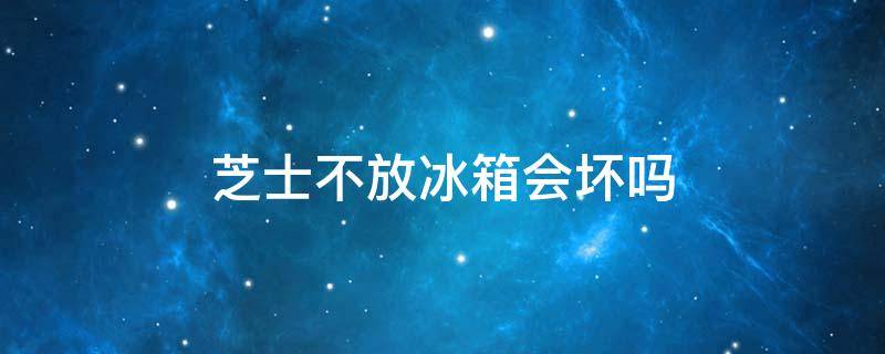 芝士不放冰箱会坏吗 芝士不放冷藏能放多久