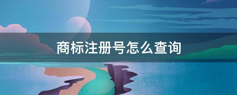 商标注册号怎么查询 商标注册号怎么查询真伪