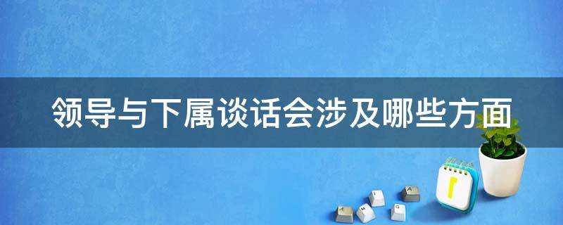 领导与下属谈话会涉及哪些方面（领导和下属谈工作）