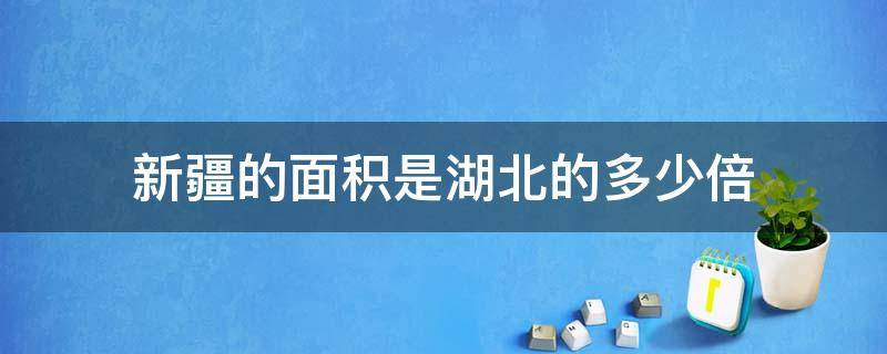 新疆的面积是湖北的多少倍（新疆和湖北面积对比）