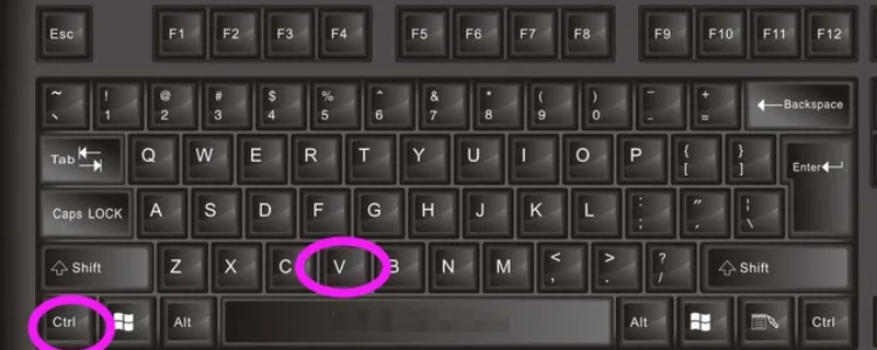 ctrl+v键是什么意思 ctrl+v是什么功能