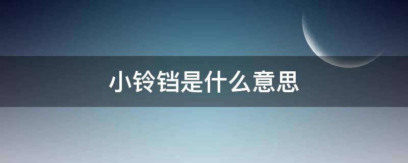 小铃铛是什么意思（快手小铃铛是什么意思）