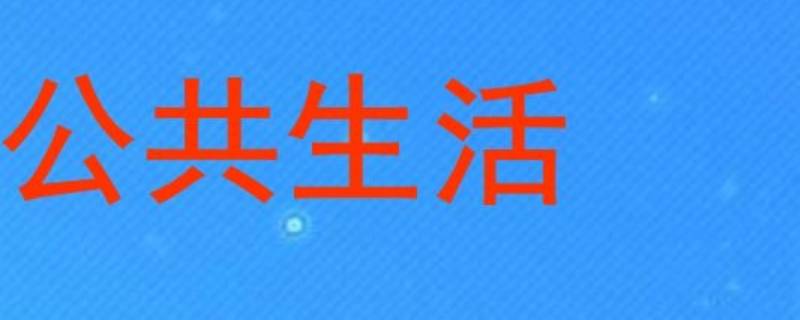 公共生活与私人生活的区别（公共生活与私生活相比）